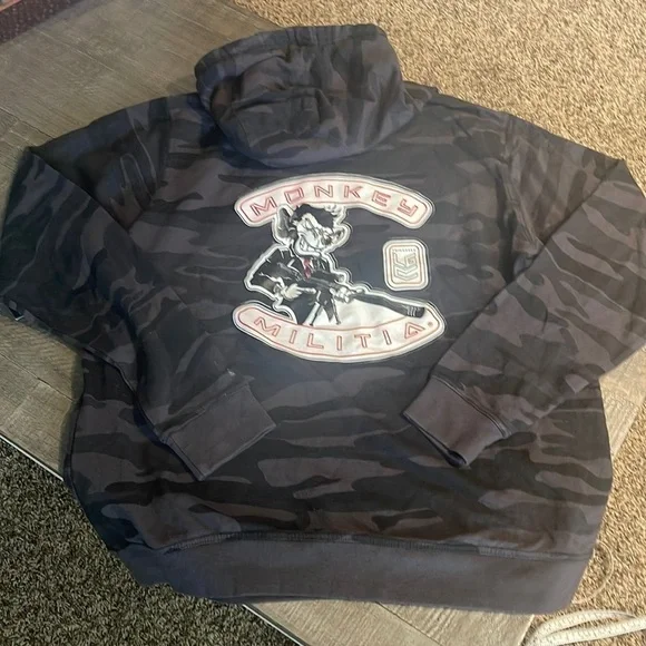 CAMO MONKEY burnside hoodie - Picture 3 of 9